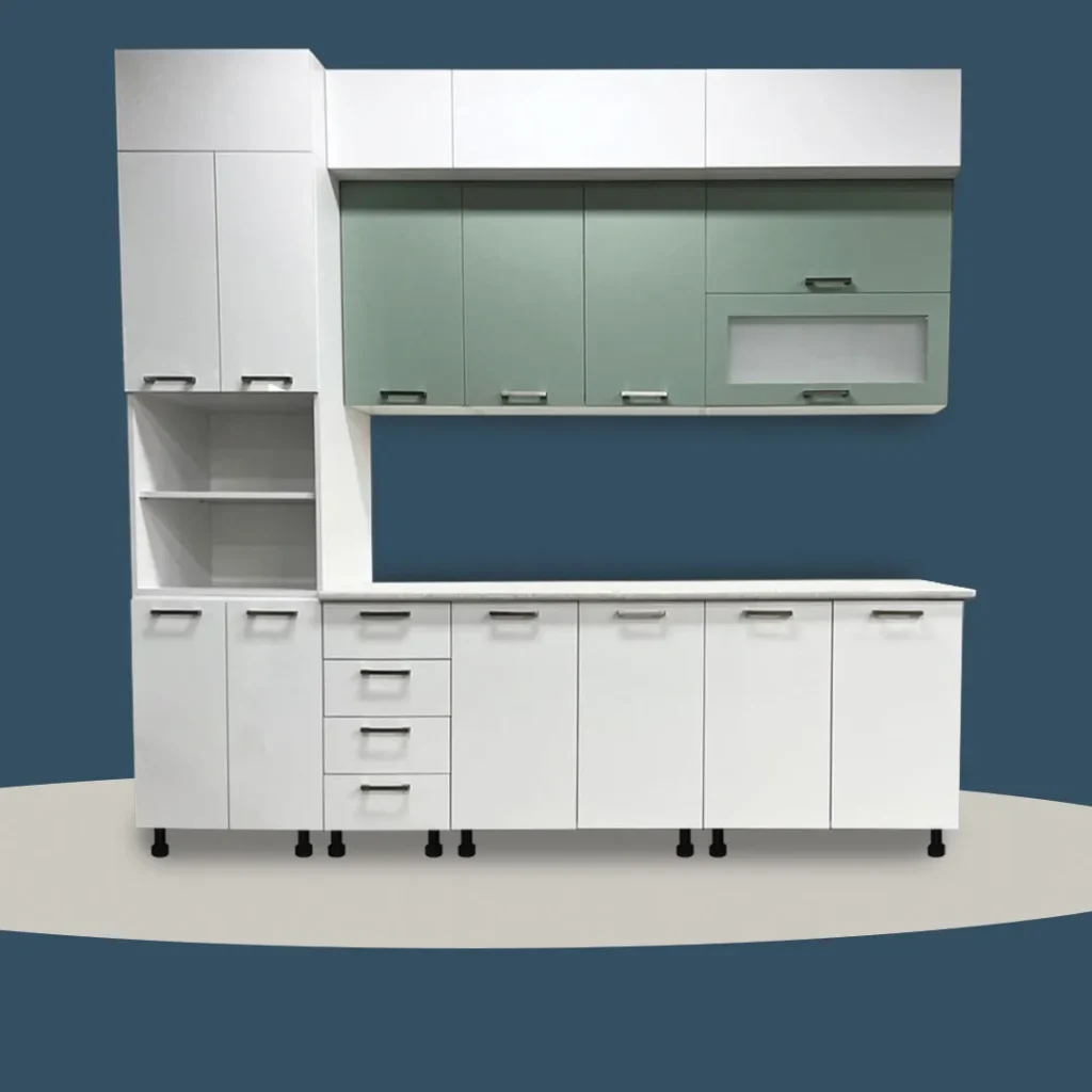 ST-29 | სამზარეულო | პრიალა მდფ | 2 მ+60 სმ (პენალით)