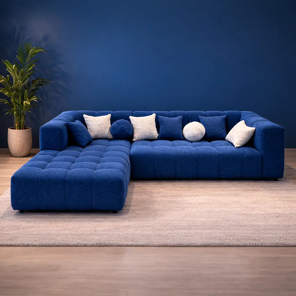 კუთხის  დივანი – სოფია | ზომა: 1.85 მ X 2.90 მ