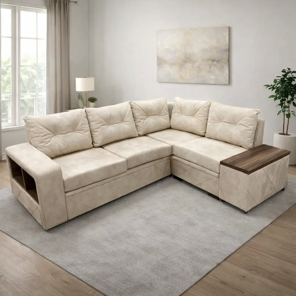 კუთხის დივანი – ავანგარდი | ზომა: 2.50 მ X 1.90 მ