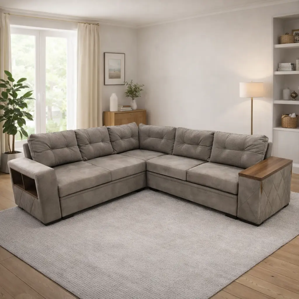 კუთხის გასაშლელი დივანი – ავანგარდი | ზომა: 2.50 მ X 2.60 მ