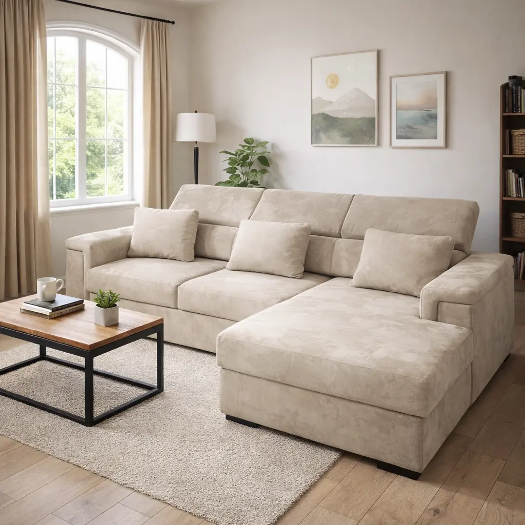 კუთხის გასაშლელი დივანი – ლიმა | ზომა: 2.70 მ – 1.70 მ