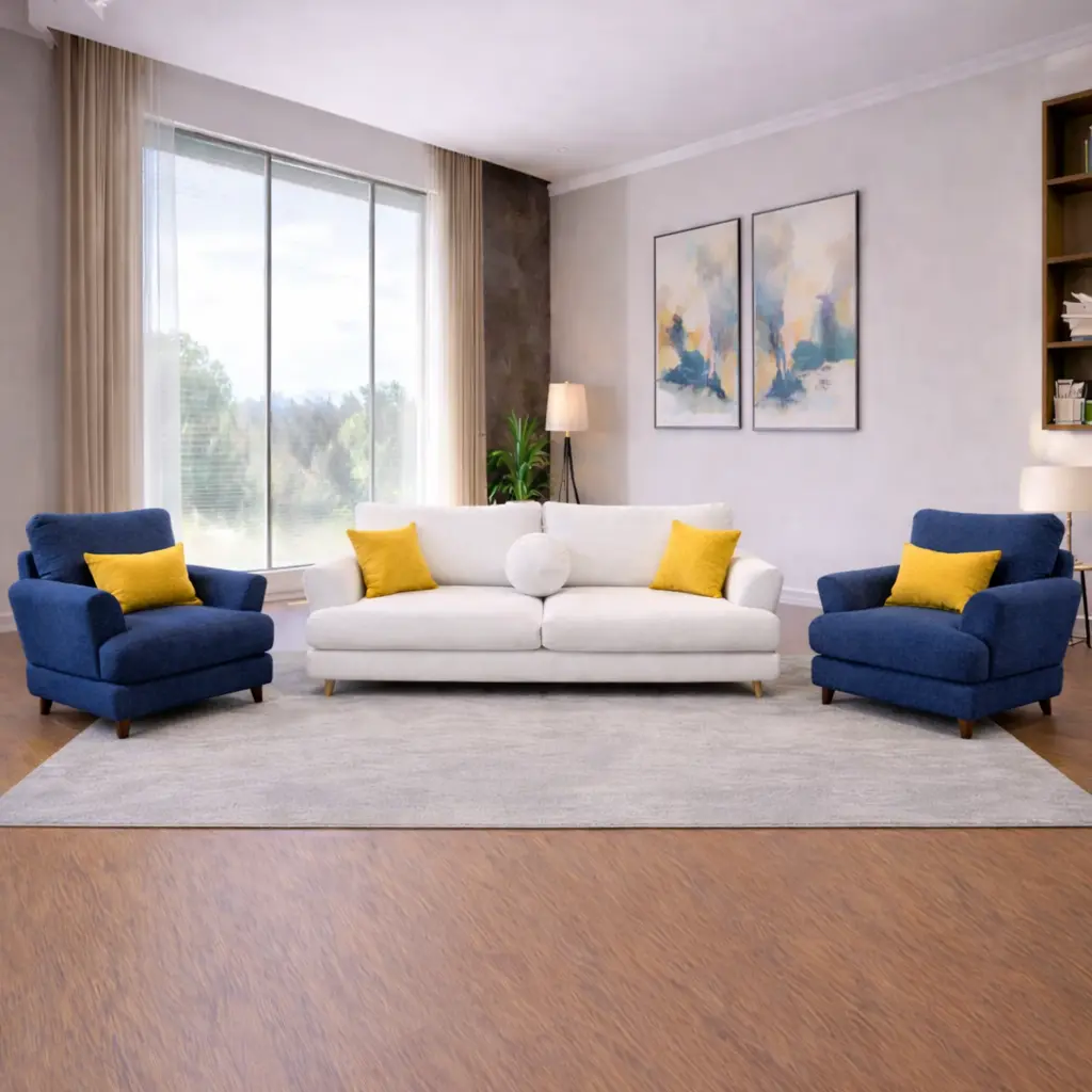 სამეული დივანი – რომი | ზომა: 2.20 მ – 1.0 მ – 1.0მ